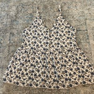 American Eagle soft and sexy flower printed tank